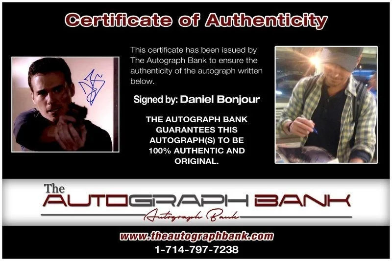 Daniel Bonjour — Daniel Bonjour authentic signed celebrity 8x10 photo W/Cert Autographed C12, image 2