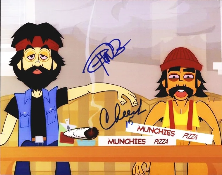 Cheech & Chong — Cheech & Chong authentic signed celebrity 8x10 photo W/Cert Autographed 51816k1