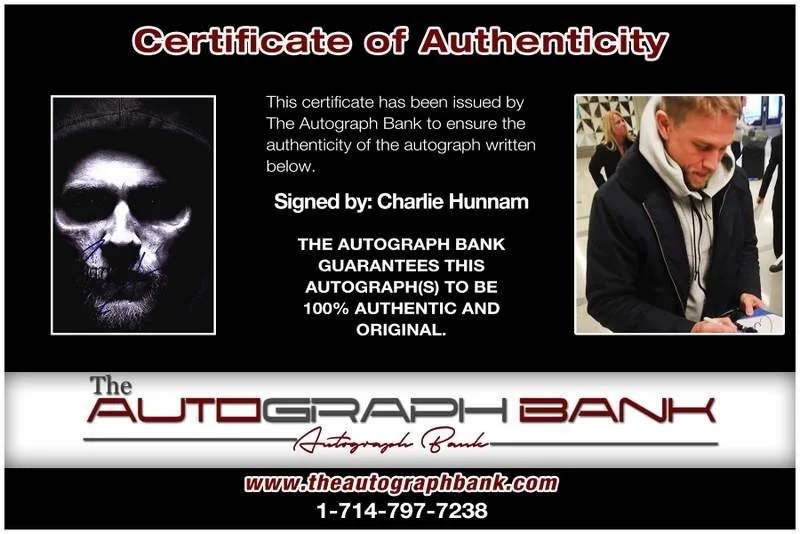 Charlie Hunnam — Charlie Hunnam authentic signed celebrity 8x10 photo W/Cert Autographed B0002, изображение 2