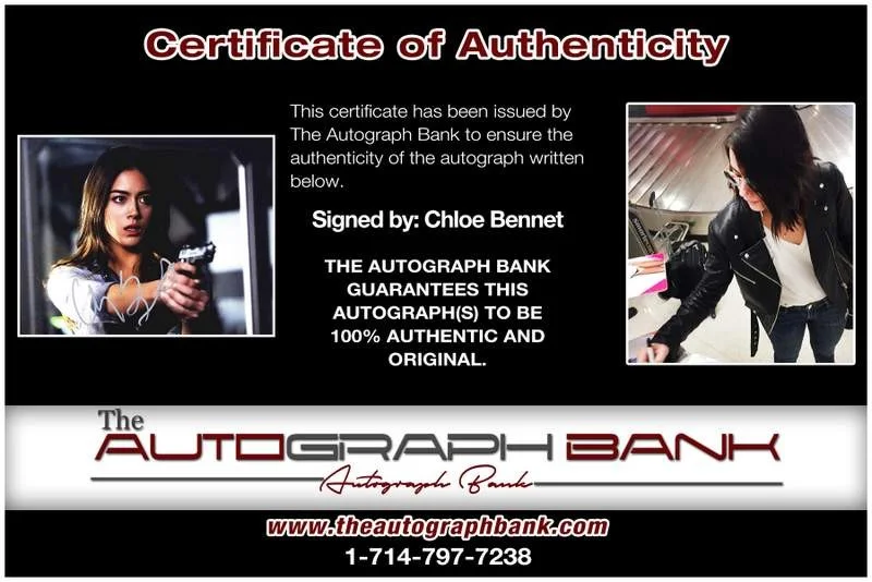 Chloe Bennet — Chloe Bennet authentic signed celebrity 8x10 photo W/Cert Autographed B0013, изображение 2