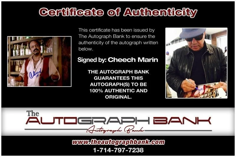 Cheech Marin — Cheech Marin authentic signed celebrity 8x10 photo W/Cert Autographed C1, изображение 2