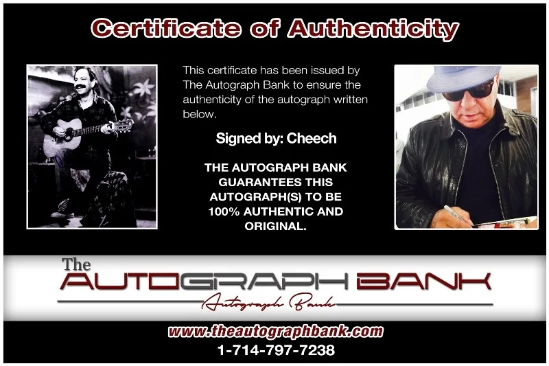 Cheech Marin — Cheech authentic signed celebrity 8x10 photo W/Cert Autographed 42216b1, изображение 2