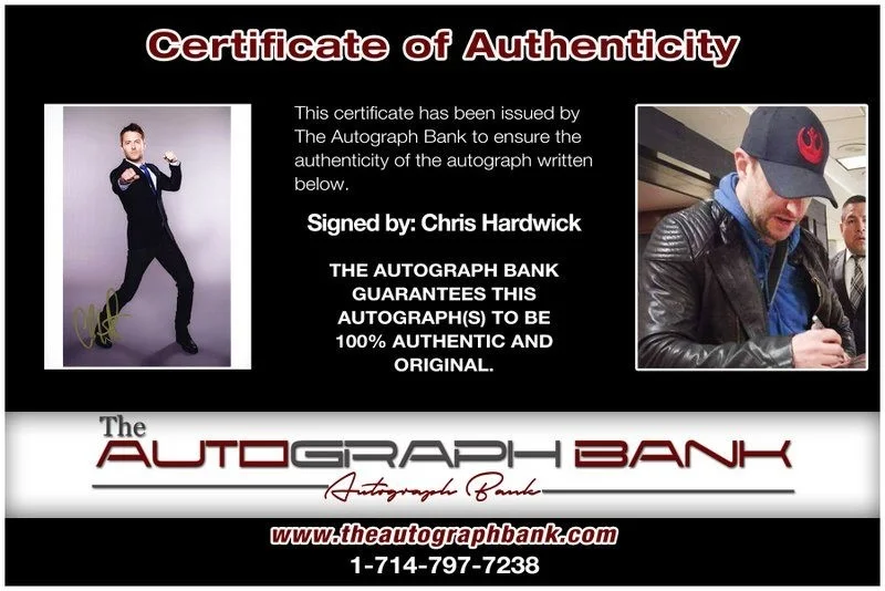 Chris Hardwick — Chris Hardwick authentic signed celebrity 8x10 photo W/Cert Autographed D19, изображение 2