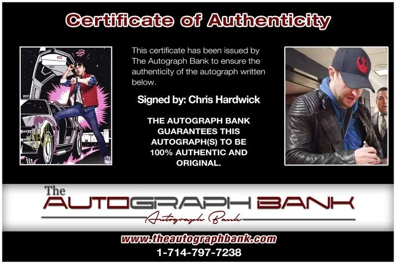 Chris Hardwick — Chris Hardwick authentic signed celebrity 8x10 photo W/Cert Autographed D20, изображение 2