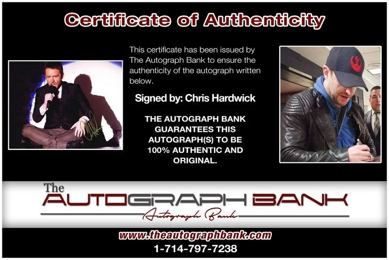 Chris Hardwick — Chris Hardwick authentic signed celebrity 8x10 photo W/Cert Autographed D4, image 2