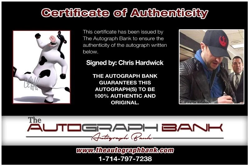Chris Hardwick — Chris Hardwick authentic signed celebrity 8x10 photo W/Cert Autographed 127k1, image 2
