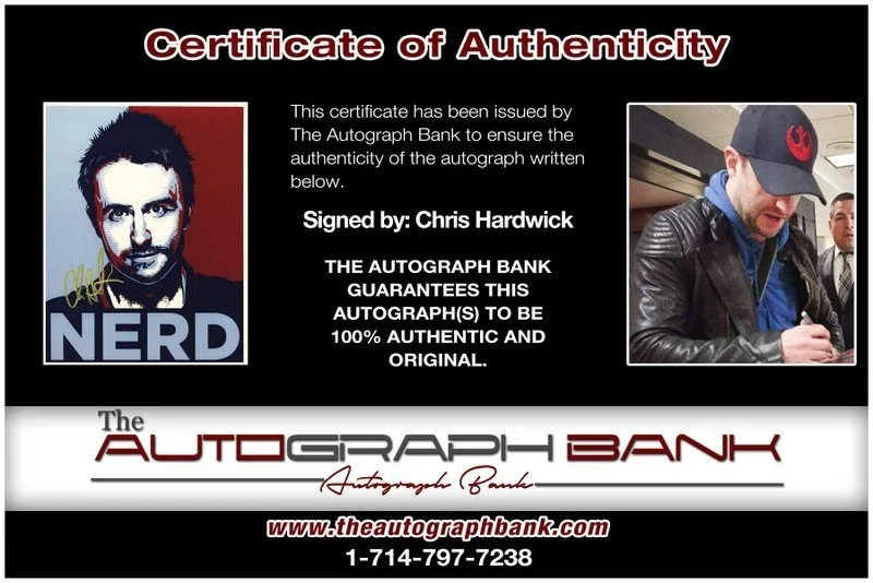 Chris Hardwick — Chris Hardwick authentic signed celebrity 8x10 photo W/Cert Autographed D21, image 2