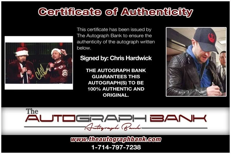 Chris Hardwick — Chris Hardwick authentic signed celebrity 8x10 photo W/Cert Autographed D22, image 2