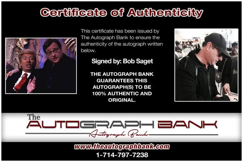 Bob Saget — Bob Saget authentic signed celebrity 8x10 photo W/Cert Autographed A0003, изображение 2