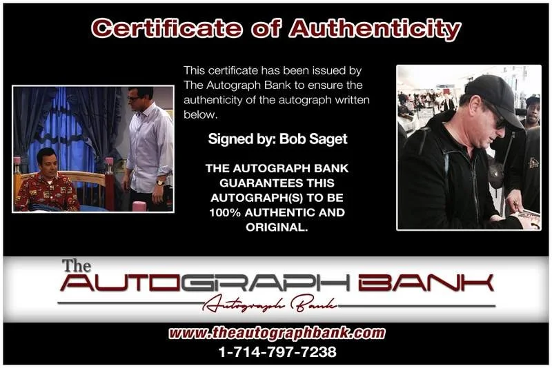 Bob Saget — Bob Saget authentic signed celebrity 8x10 photo W/Cert Autographed A0001, изображение 2