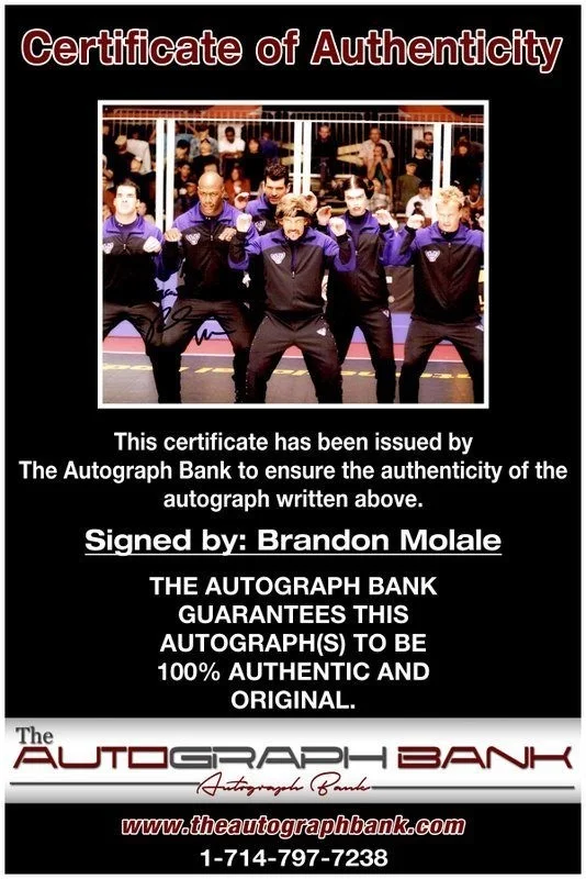 Brandon Molale — Brandon Molale authentic signed celebrity 8x10 photo W/Cert Autographed C4, изображение 2