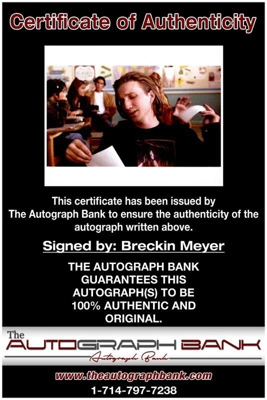Breckin Meyer — Breckin Meyer authentic signed celebrity 8x10 photo W/Cert Autographed C16, image 2