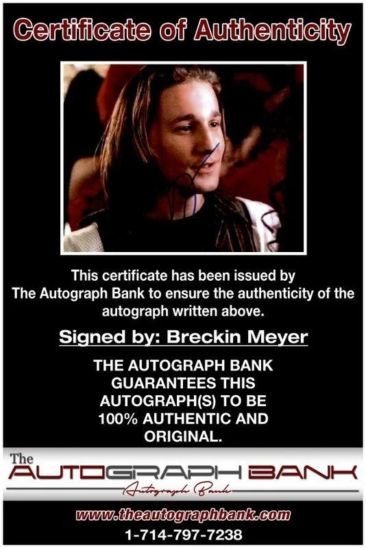 Breckin Meyer — Breckin Meyer authentic signed celebrity 8x10 photo W/Cert Autographed C6, image 2