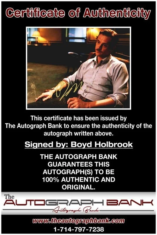 Boyd Holbrook — Boyd Holbrook authentic signed celebrity 8x10 photo W/Cert Autographed D2, изображение 2