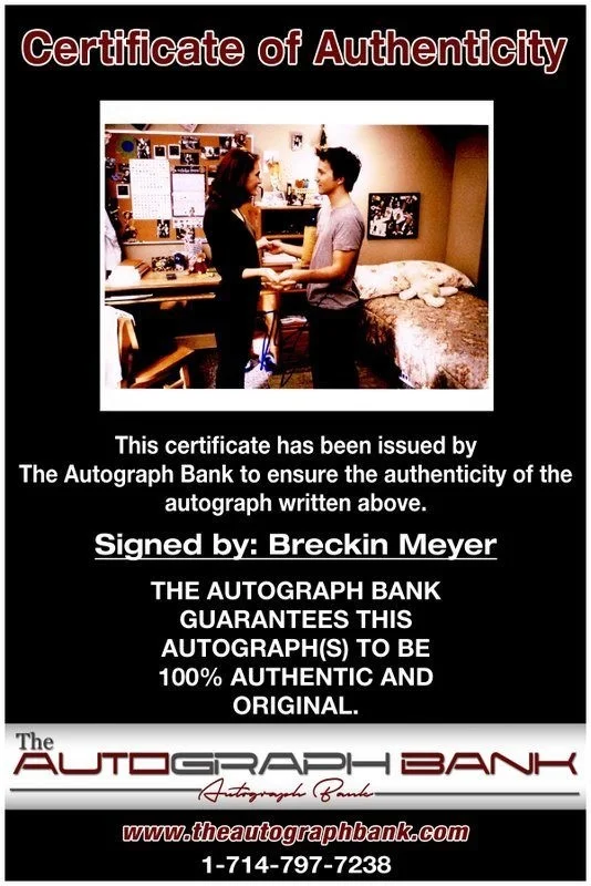Breckin Meyer — Breckin Meyer authentic signed celebrity 8x10 photo W/Cert Autographed C7, image 2