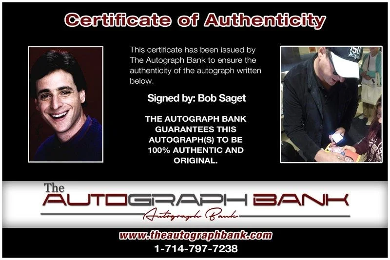 Bob Saget — Bob Saget authentic signed celebrity 8x10 photo W/Cert Autographed D25, image 2