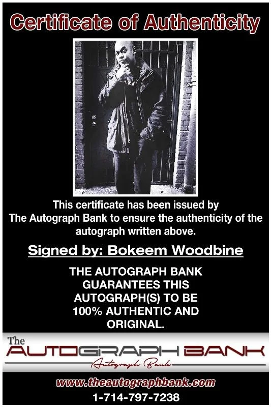 Bokeem Woodbine — Bokeem Woodbine authentic signed celebrity 8x10 photo W/Cert Autographed 40216b, image 2