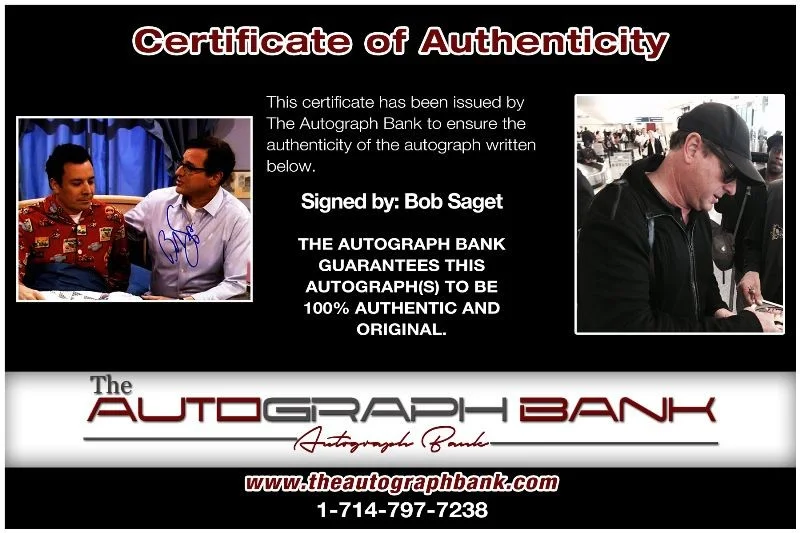Bob Saget — Bob Saget authentic signed celebrity 8x10 photo W/Cert Autographed 41916e, изображение 2