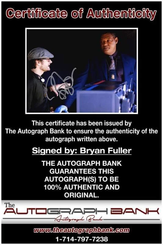 Bryan Fuller — Bryan Fuller authentic signed celebrity 8x10 photo W/Cert Autographed B0002, изображение 2
