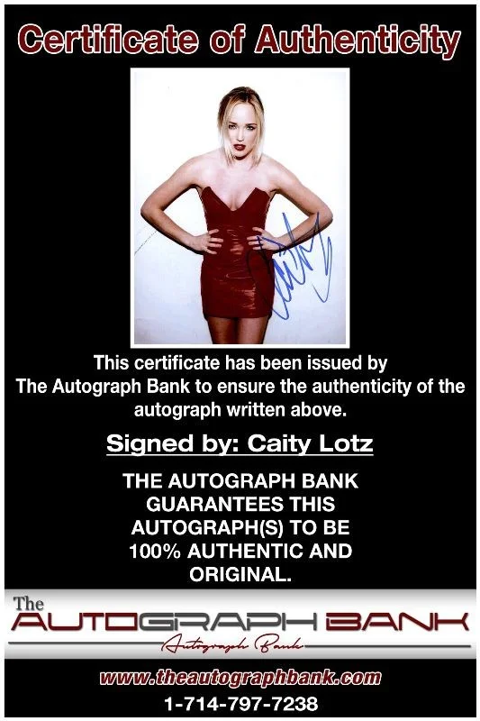 Caity Lotz — Caity Lotz authentic signed celebrity 8x10 photo W/Cert Autographed 2616b, image 2