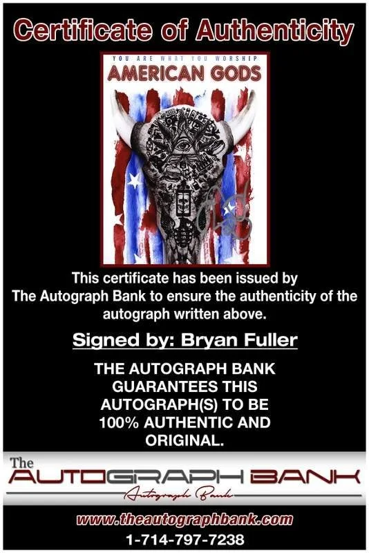 Bryan Fuller — Bryan Fuller authentic signed celebrity 8x10 photo W/Cert Autographed B0004, изображение 2