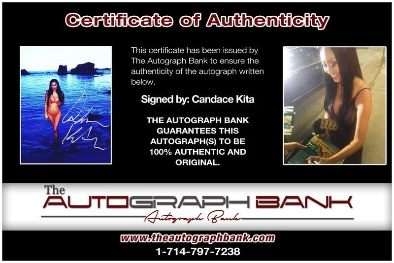 Candace Kita — Candace Kita authentic signed celebrity 8x10 photo W/Cert Autographed D7, image 2