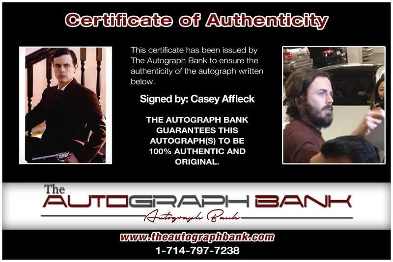 Casey Affleck — Casey Affleck authentic signed celebrity 8x10 photo W/Cert Autographed B0001, image 2