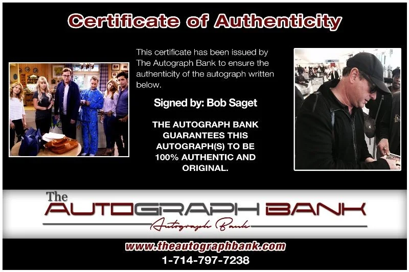 Bob Saget — Bob Saget authentic signed celebrity 8x10 photo W/Cert Autographed 41916h, изображение 2