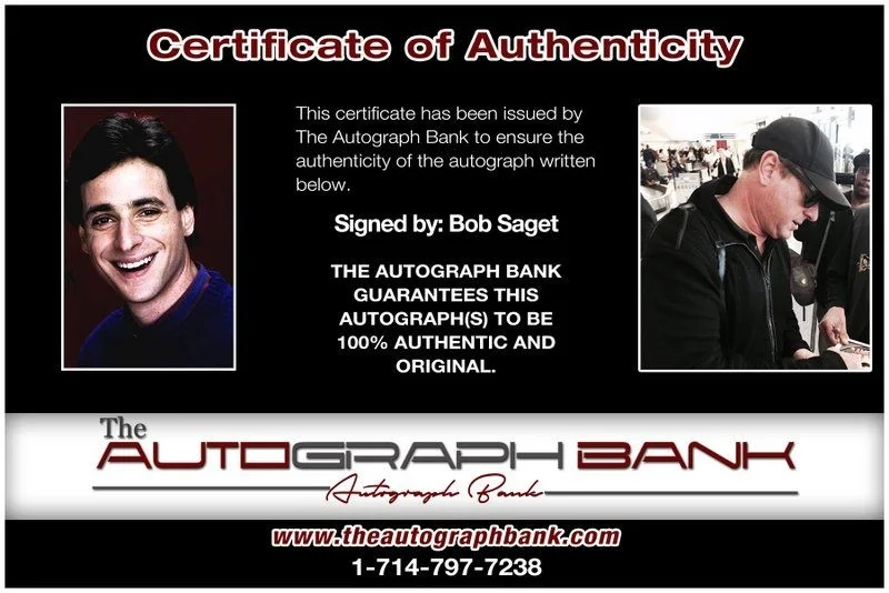 Bob Saget — Bob Saget authentic signed celebrity 8x10 photo W/Cert Autographed D10, image 2