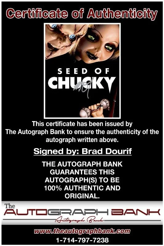 Brad Dourif — Brad Dourif authentic signed celebrity 8x10 photo W/Cert Autographed 2616b, изображение 2