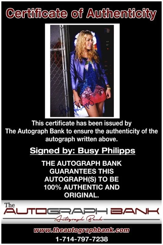Busy Phillips — Busy Phillips authentic signed celebrity 8x10 photo W/Cert Autographed D4, image 2