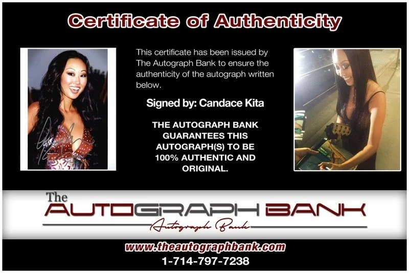Candace Kita — Candace Kita authentic signed celebrity 8x10 photo W/Cert Autographed D4, image 2