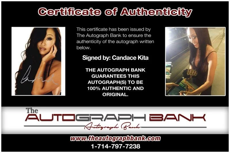 Candace Kita — Candace Kita authentic signed celebrity 8x10 photo W/Cert Autographed D12, изображение 2