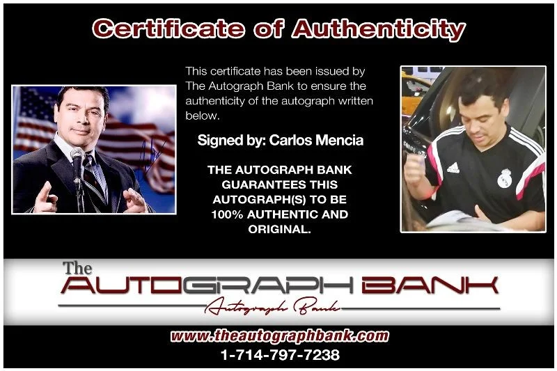 Carlos Mencia — Carlos Mencia authentic signed celebrity 8x10 photo W/Cert Autographed 2616x, image 2