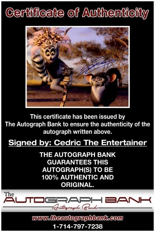 Cedric the Entertainer — Cedric The Entertainer authentic signed 8x10 photo |CERT Autographed C24, изображение 2