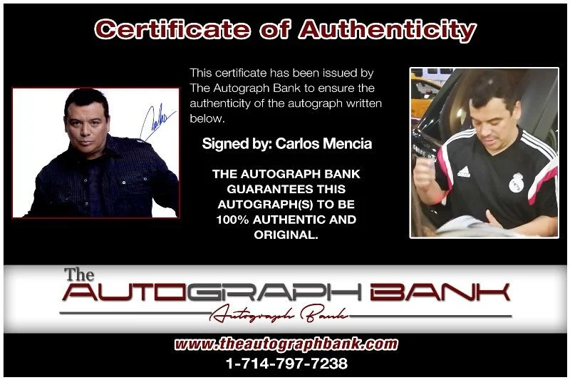 Carlos Mencia — Carlos Mencia authentic signed celebrity 8x10 photo W/Cert Autographed 2616t, image 2