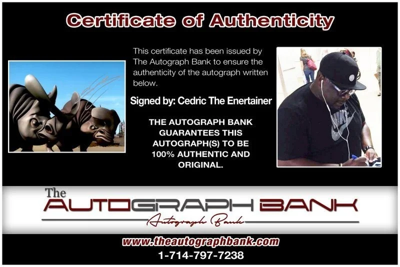 Cedric the Entertainer — Cedric The Entertainer authentic signed 8x10 photo |CERT Autographed C7, изображение 2