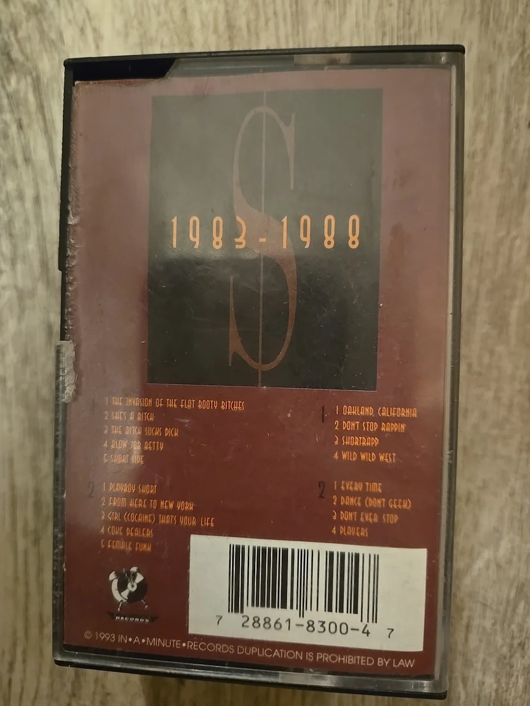 Too Short - Cassette Tape “Greatest Hits, Vol. 1: The Player Years Untested, image 2