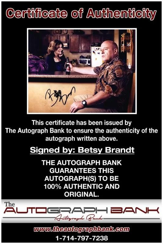 Betsy Brandt — Betsy Brandt authentic signed celebrity 8x10 photo W/Cert Autographed B0005, image 2