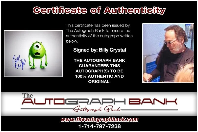 Billy Crystal — Billy Crystal authentic signed celebrity 8x10 photo W/Cert Autographed 2616b, изображение 2