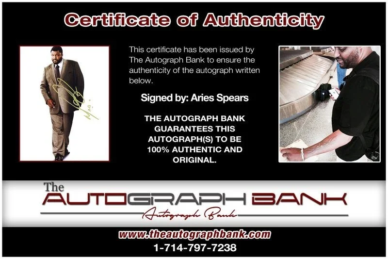 Aries Spears — Aries Spears authentic signed celebrity 8x10 photo W/Cert Autographed D12, image 2