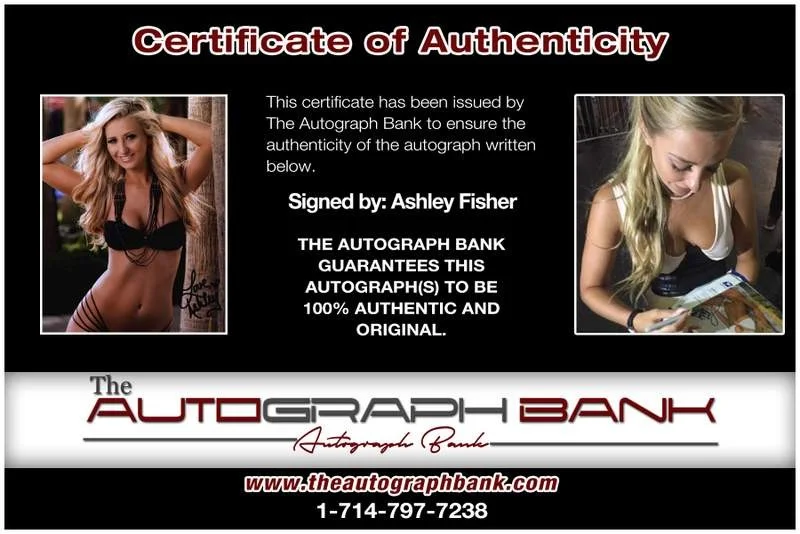 Ashley Fisher — Ashley Fisher authentic signed model 8x10 photo W/Cert Autographed A0011, image 2