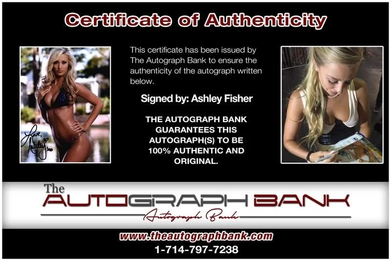 Ashley Fisher — Ashley Fisher authentic signed model 8x10 photo W/Cert Autographed A0014, image 2