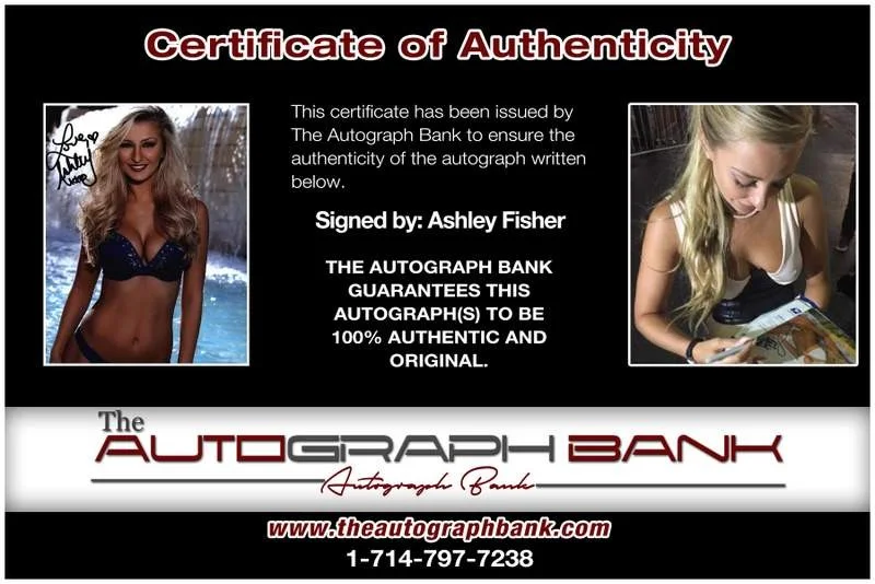 Ashley Fisher — Ashley Fisher authentic signed model 8x10 photo W/Cert Autographed A0015, image 2
