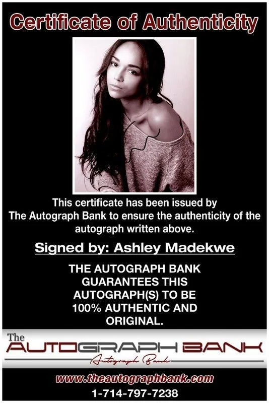 Ashley Madekwe — Ashley Madekwe authentic signed celebrity 8x10 photo W/Cert Autographed C3, image 2