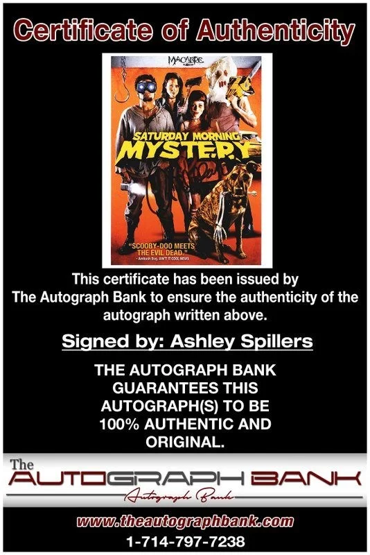 Ashley Spillers — Ashley Spillers authentic signed celebrity 8x10 photo W/Cert Autographed D1, image 2