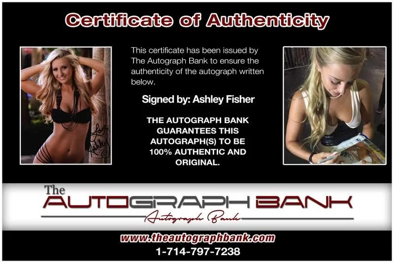 Ashley Fisher — Ashley Fisher authentic signed model 8x10 photo W/Cert Autographed A0016, image 2