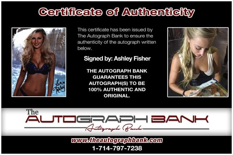 Ashley Fisher — Ashley Fisher authentic signed model 8x10 photo W/Cert Autographed A0009, image 2