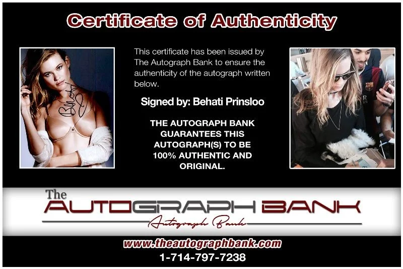 Behati Prinsloo — Behati Prinsloo authentic signed celebrity 8x10 photo W/Cert Autographed 2616f2, image 2