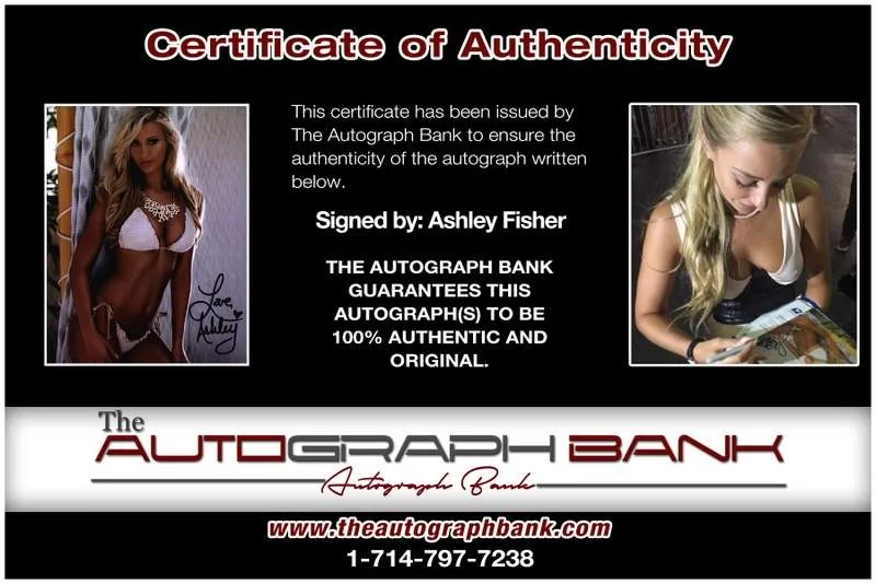 Ashley Fisher — Ashley Fisher authentic signed model 8x10 photo W/Cert Autographed A0005, изображение 2